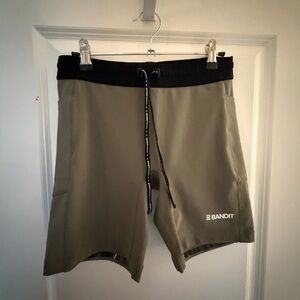 Bandit Women's Athletic Shorts - Olive and Black
